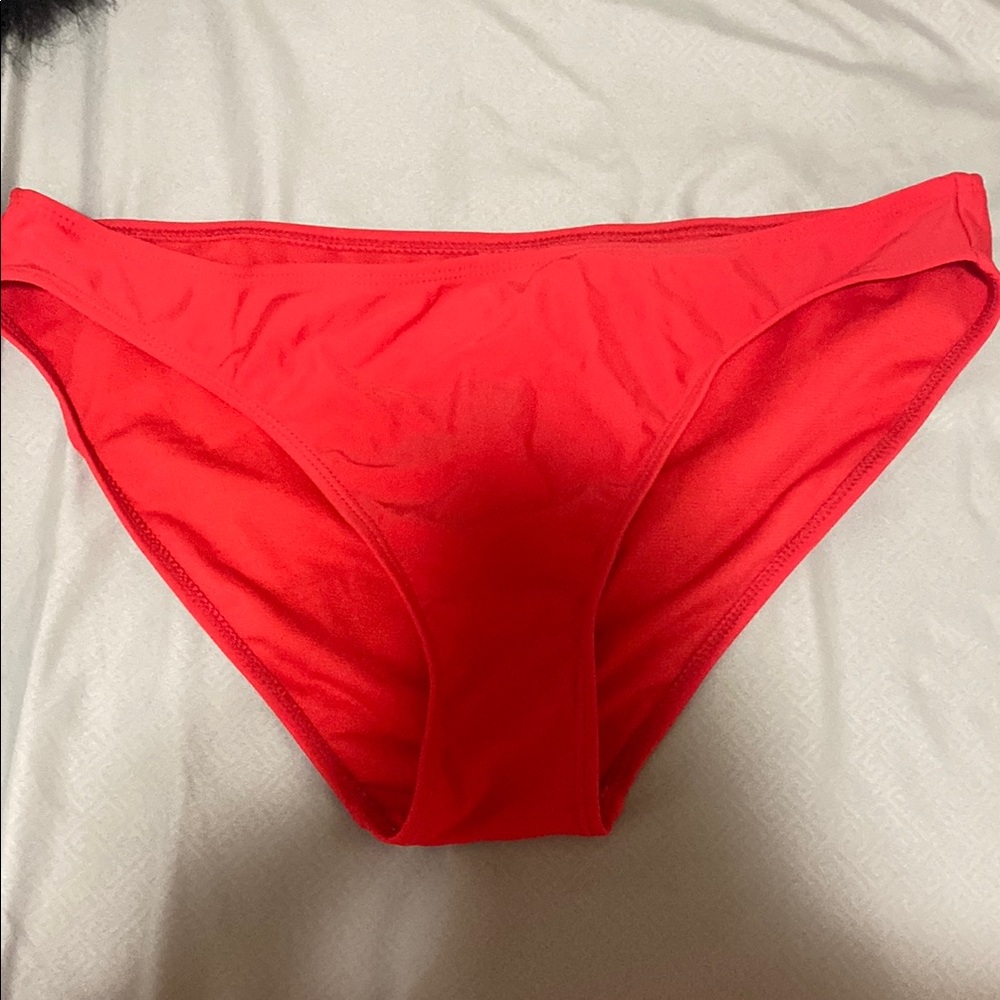 Vibrant Red Bikini Bottom